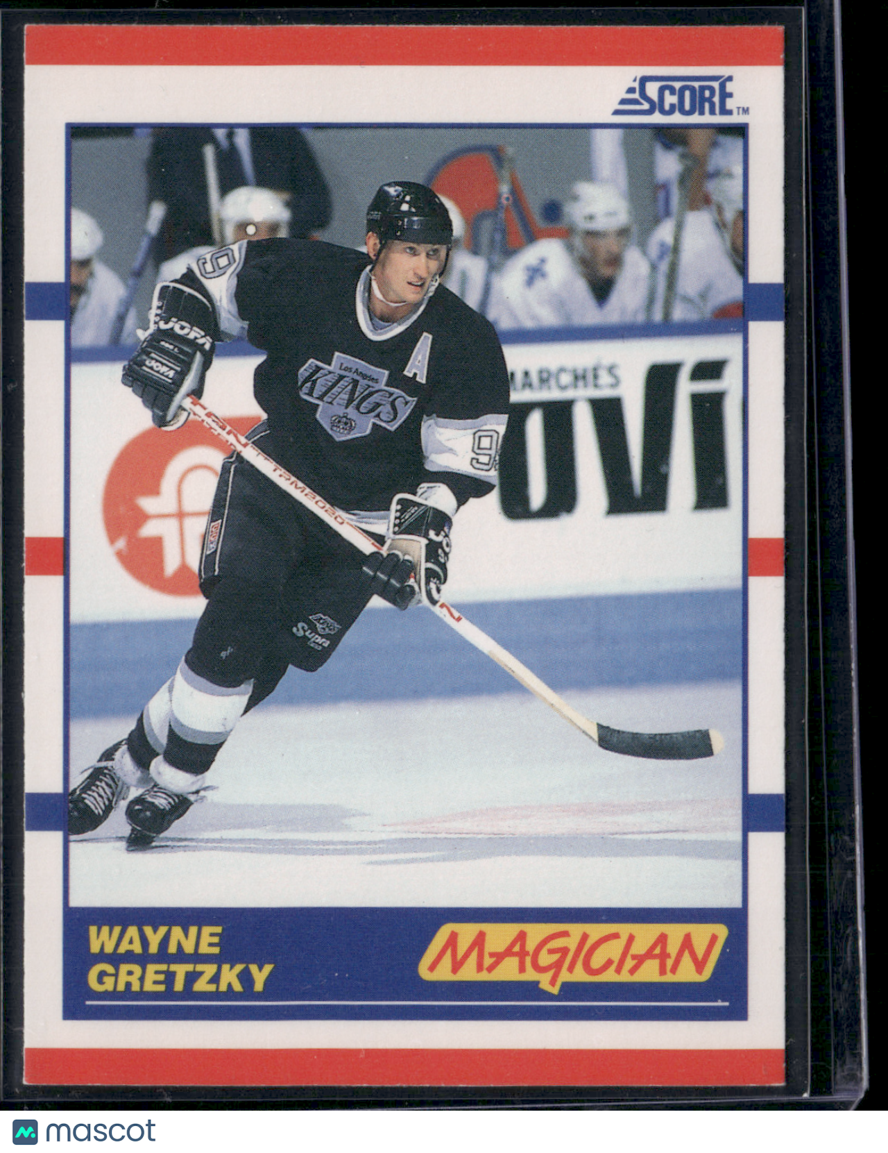 1990 Score WAYNE GRETZKY #338 Magician (EX-EX/MT)