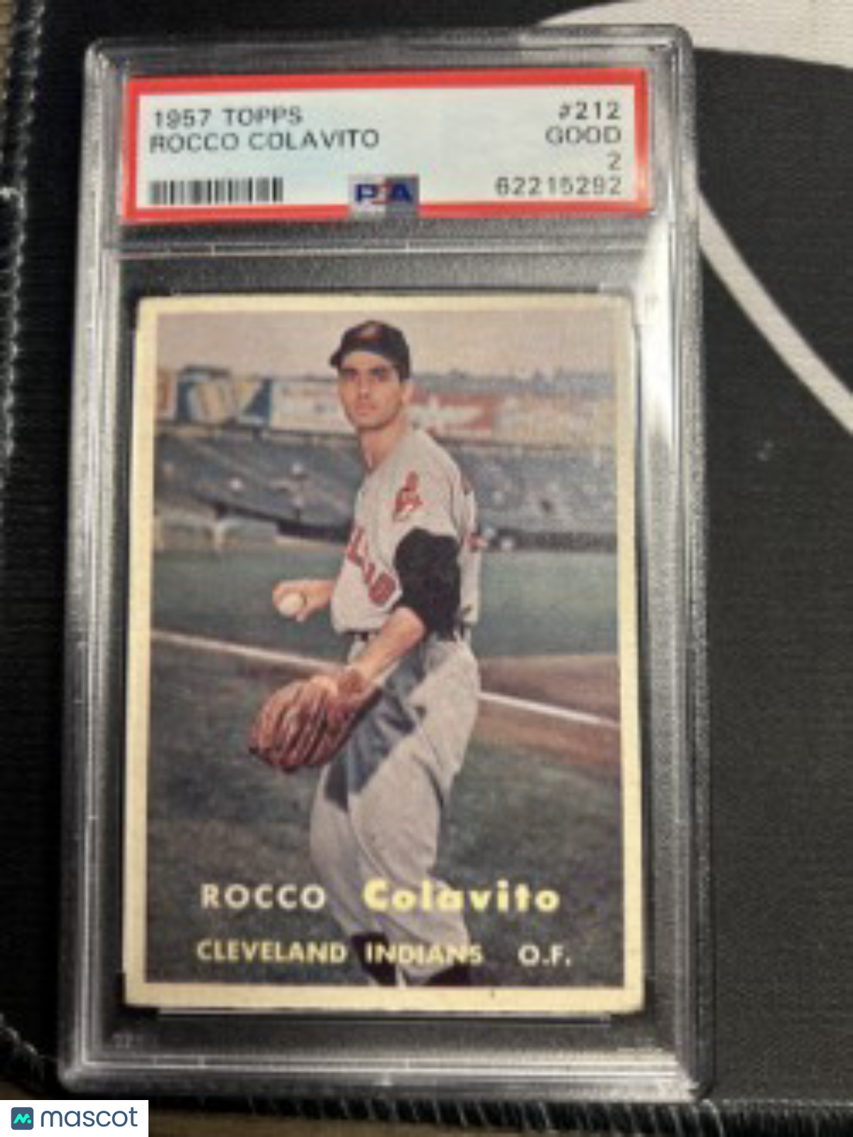 1957 Topps ROCCO COLAVITO #212 PSA 2 Rookie RC