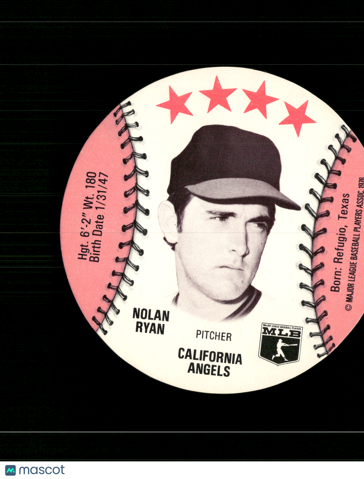 1976 Dics NOLAN RYAN (EX)