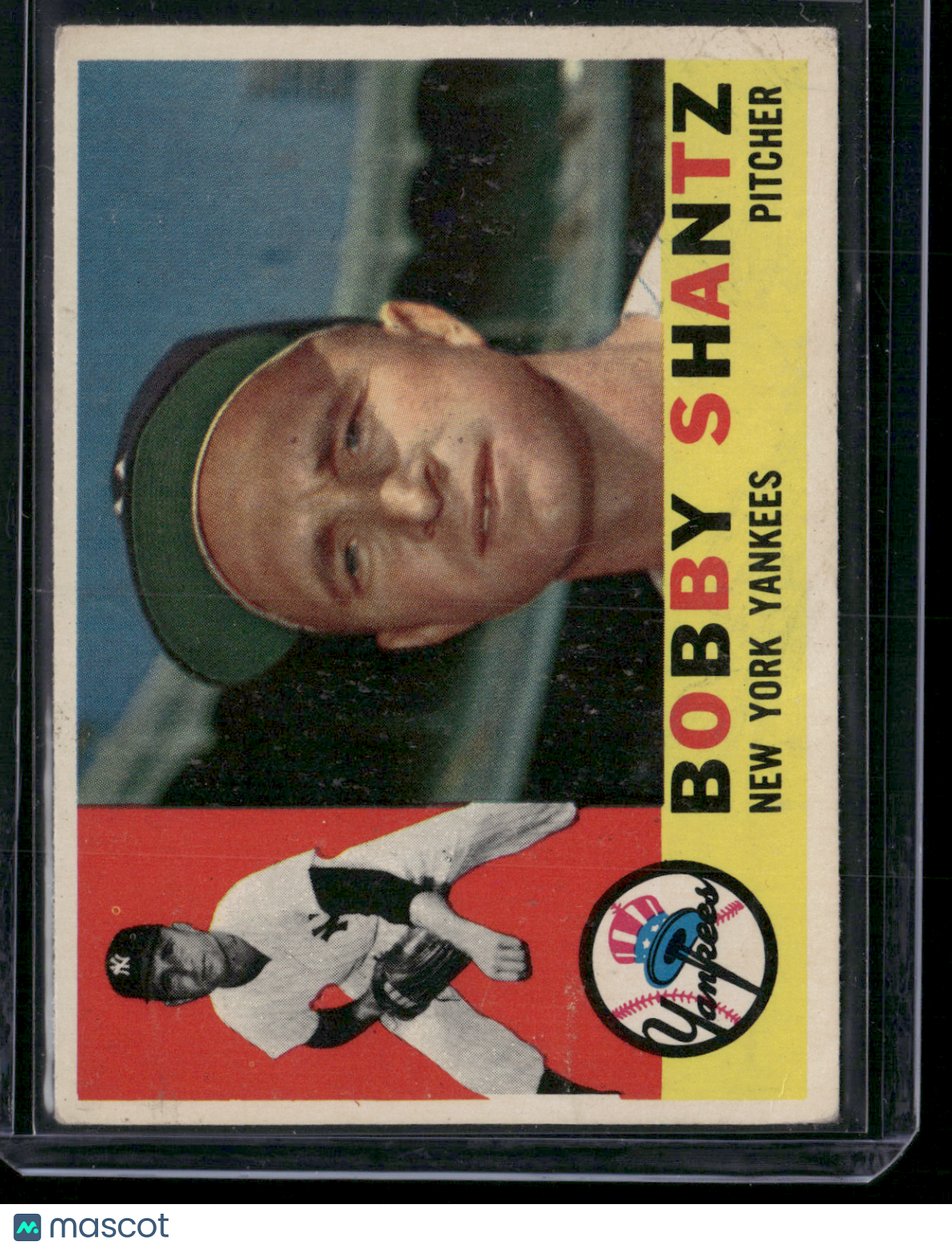 1960 Topps BOBBY SHANTZ #315 Light Wrinkles (VG)