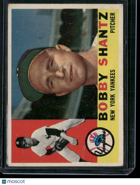 1960 Topps BOBBY SHANTZ #315 Light Wrinkles (VG)
