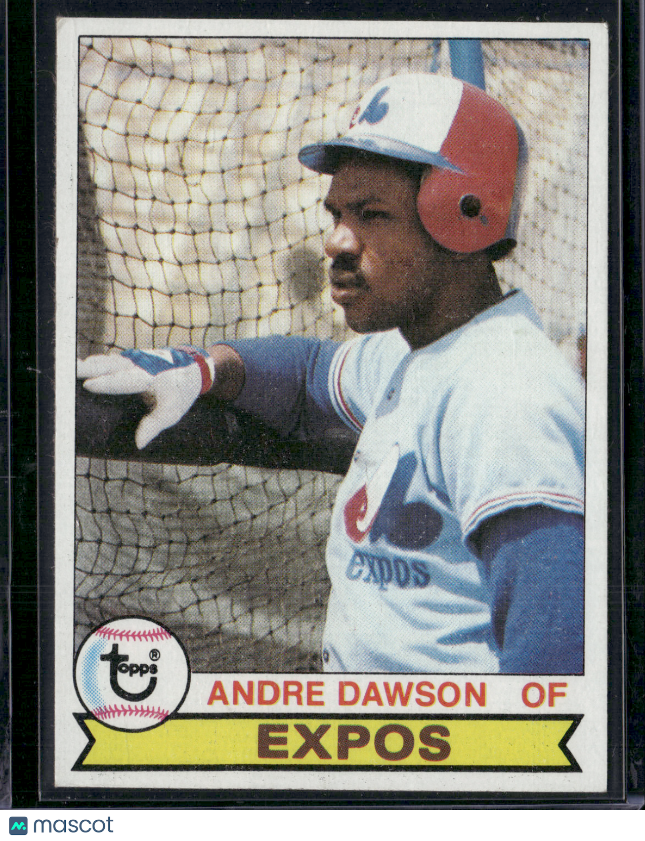 1979 Topps ANDRE DAWSON #348 Print Snow (EX)