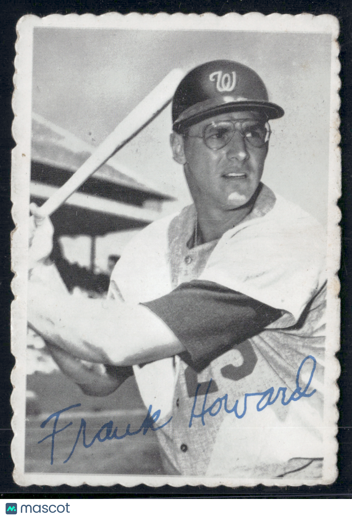 1969 Deckle FRANK HOWARD #16 Light Scratch Surface Dent (Good)