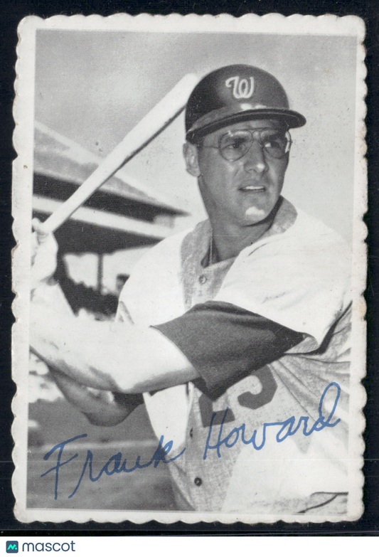 1969 Deckle FRANK HOWARD #16 Light Scratch Surface Dent (Good)
