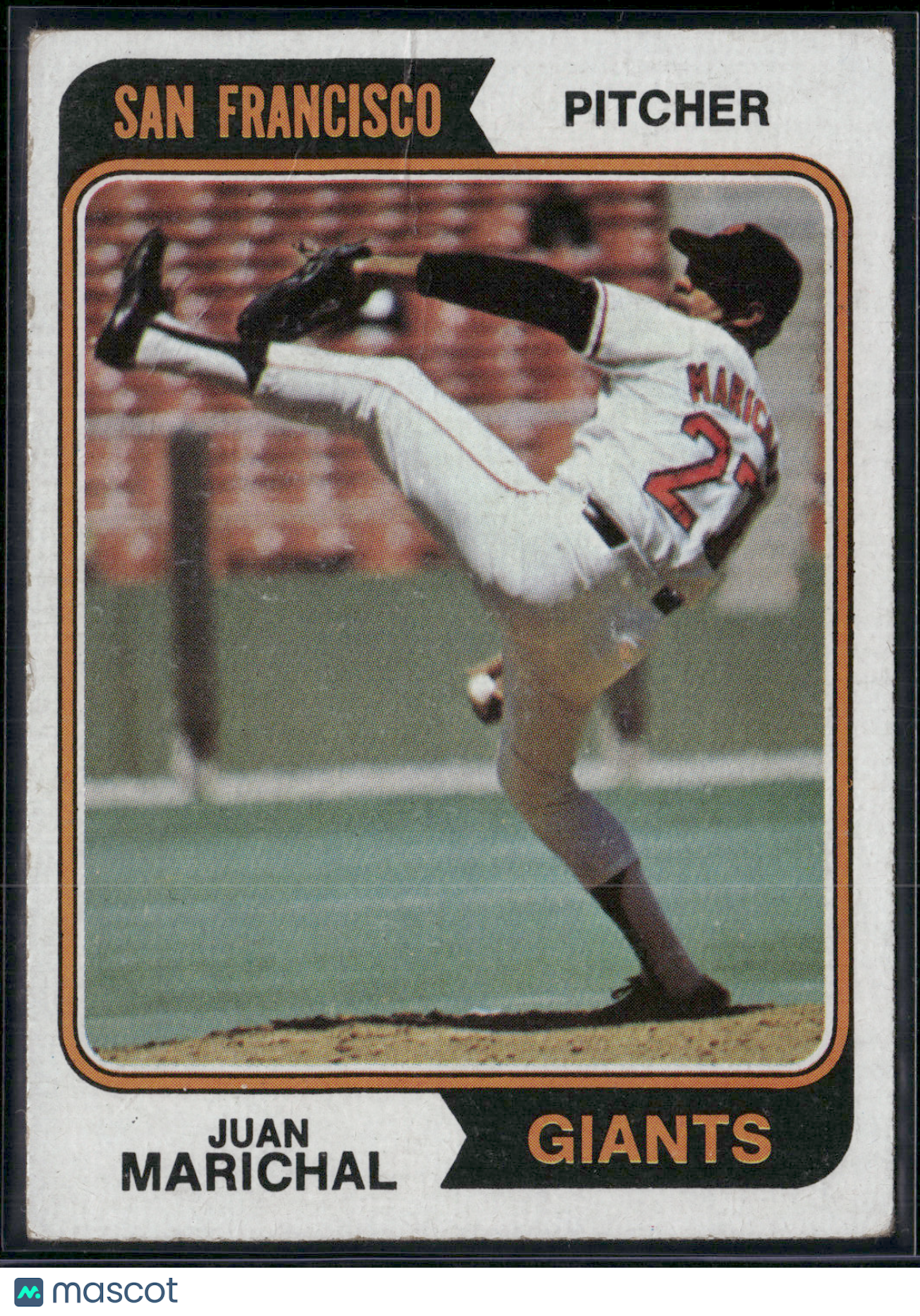1974 Topps JUAN MARICHAL #330 Wrinkles (VG-VG/EX)
