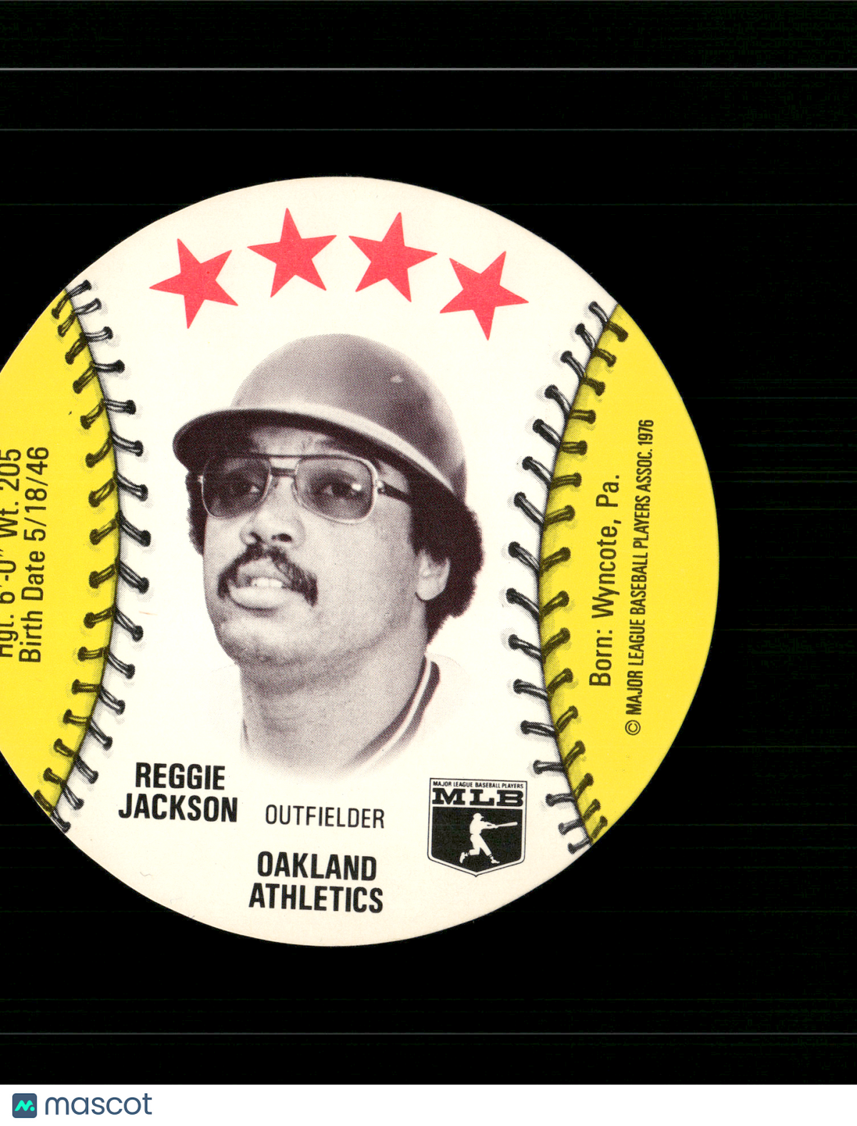 1976 Dics REGGIE JACKSON (EX)