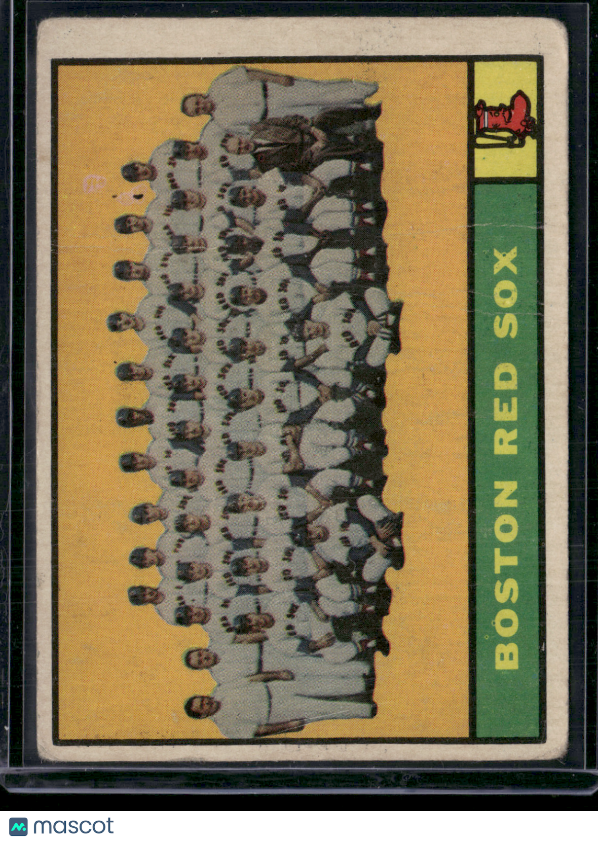 1961 Topps BOSTON RED SOX #373 Light Wrinkles (VG-VG/EX)