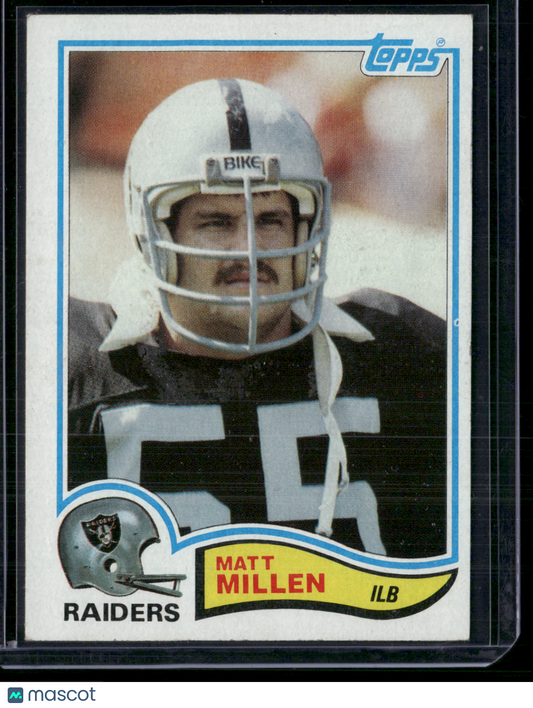1982 Topps MATT MILLEN #196 Rookie RC (EX/MT)