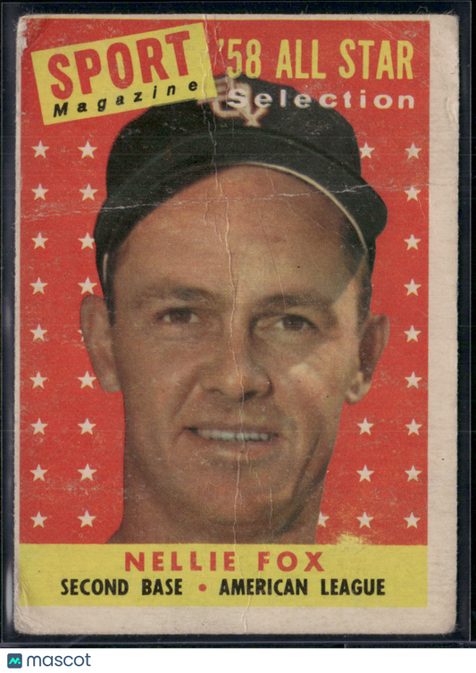 1958 Topps NELLIE FOX #479