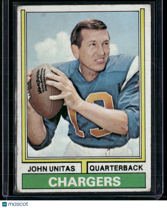 1974 Topps JOHNNY UNITAS #150 (VG)