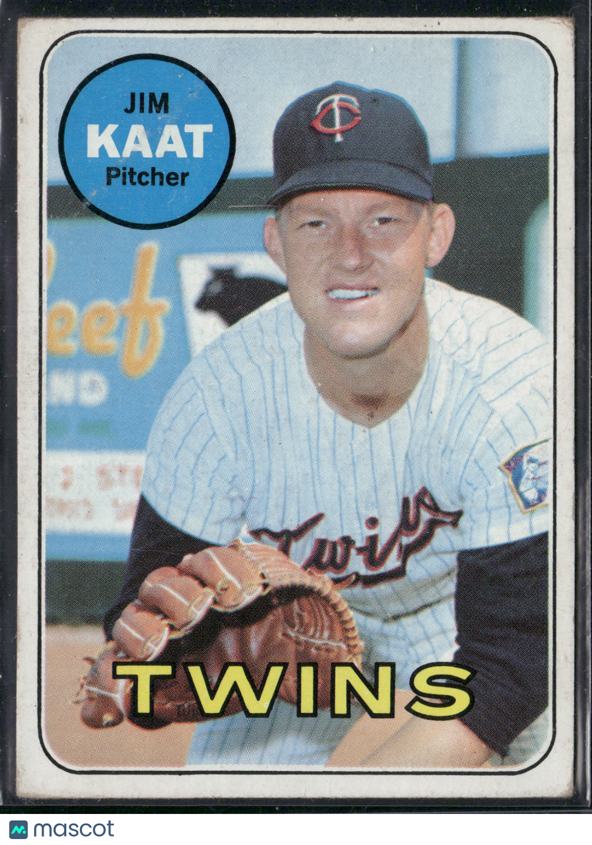 1969 Topps JIM KAAT #290 Crease (Good)