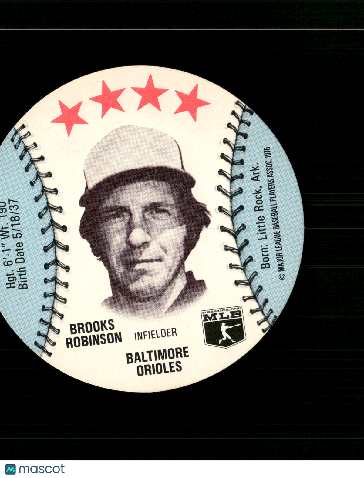 1976 Dics BROOKS ROBINSON Light Scratches (VG/EX)