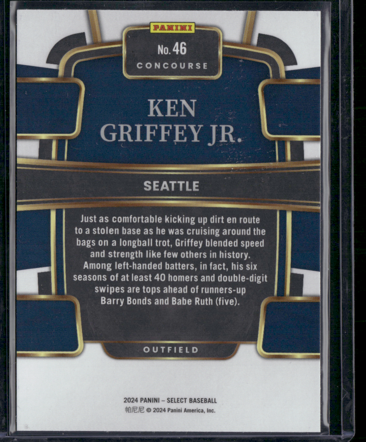 2024 Select Baseball KEN GRIFFEY JR. #46 Concourse