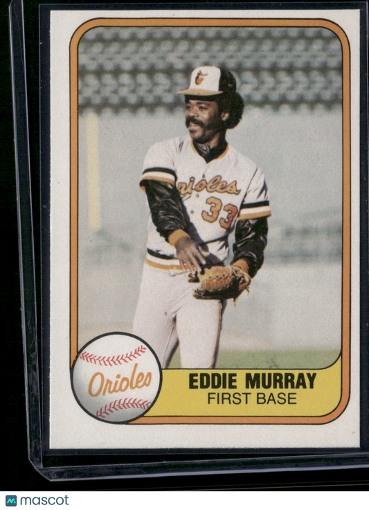 1981 Fleer EDDIE MURRAY #184 (EX/MT)