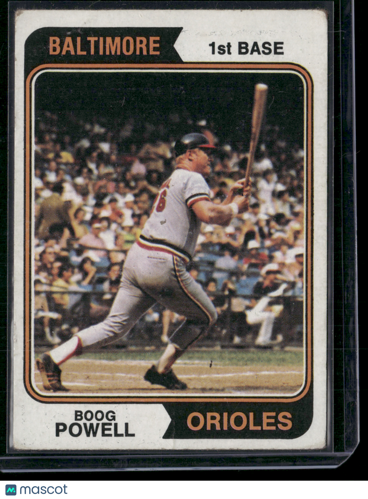 1974 Topps BOOG POWELL #460 Light Wrinkle (VG)