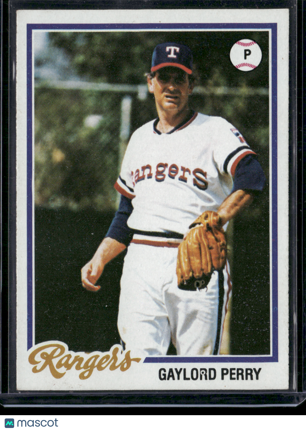 1978 Topps GAYLORD PERRY #686 Print Snow (EX)