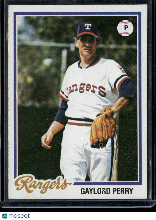 1978 Topps GAYLORD PERRY #686 Print Snow (EX)