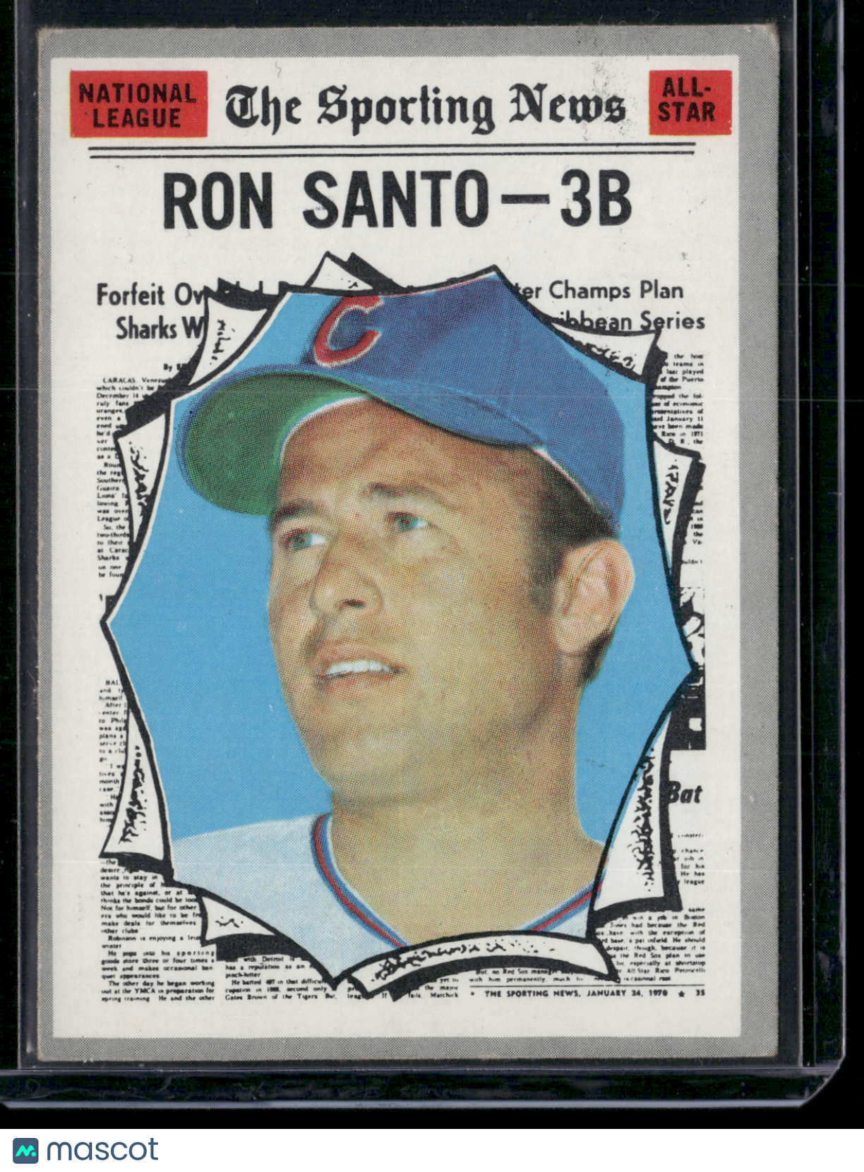 1970 Topps RON SANTO #454 NL All Star
