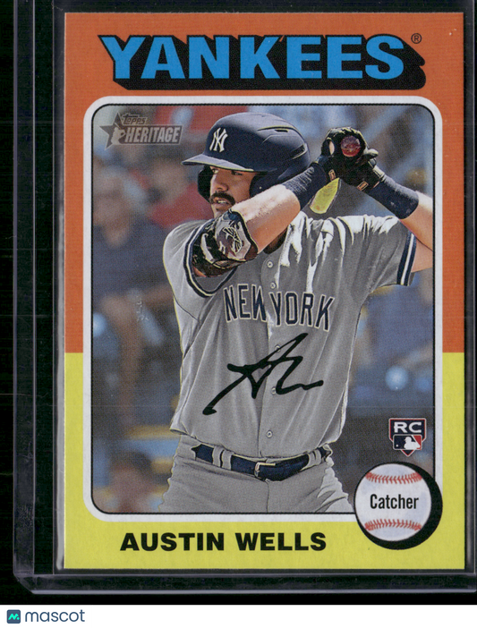 2024 Topps Heritage AUSTIN WELLS #442 Rookie RC