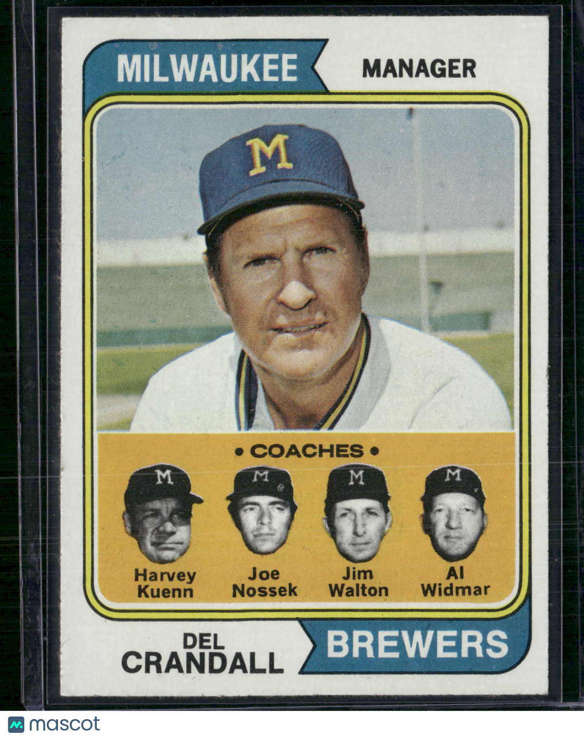 1974 Topps DEL CRANDALL #99 (EX-EX/MT)