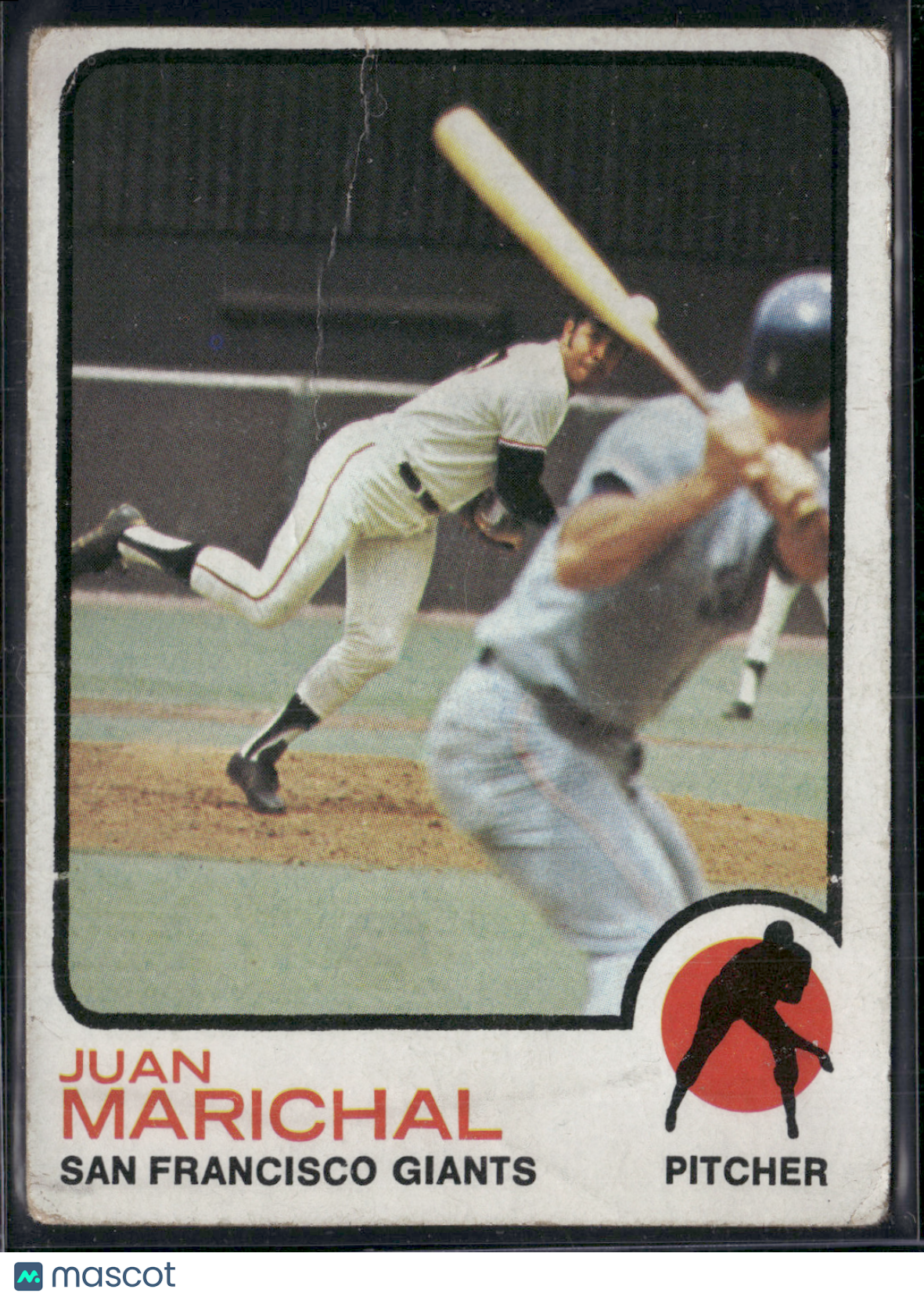 1973 Topps JUAN MARICHAL #480 Wrinkles (Good-VG)