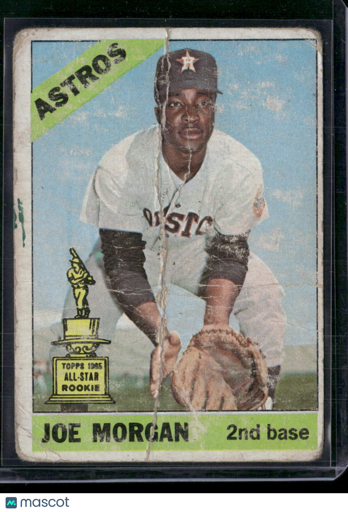 1966 Topps JOE MORGAN #195 Rookie Cup (Fair)