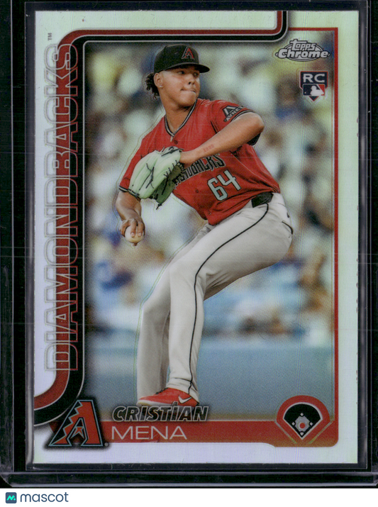 2025 Topps Chrome CHRISTIAN MENA #102 Rainbow Refractor Rookie RC