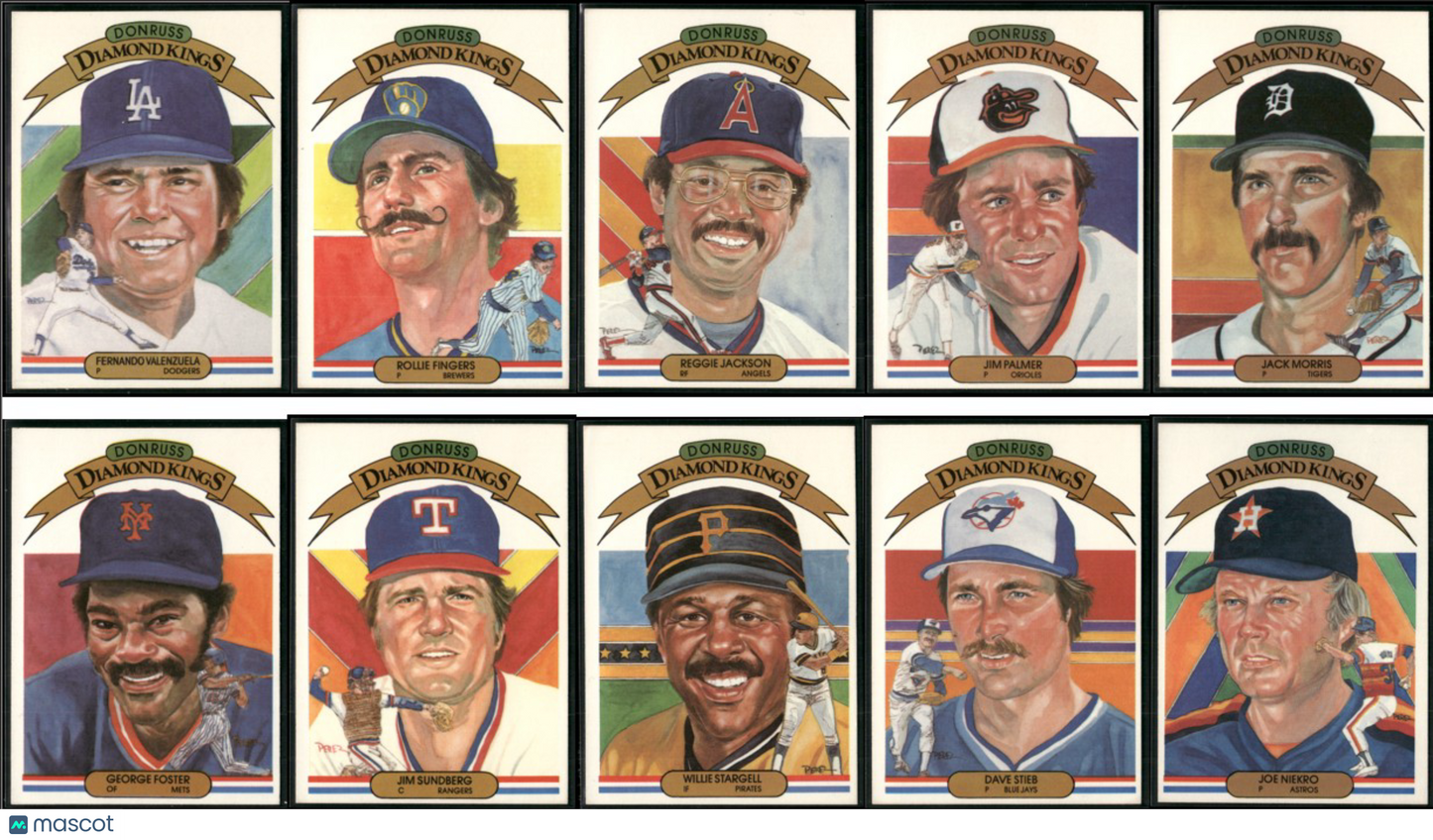 1983 Donruss DIAMOND KINGS NEAR COMPLETE 25/26 Cards #14 (VG-VG/EX)