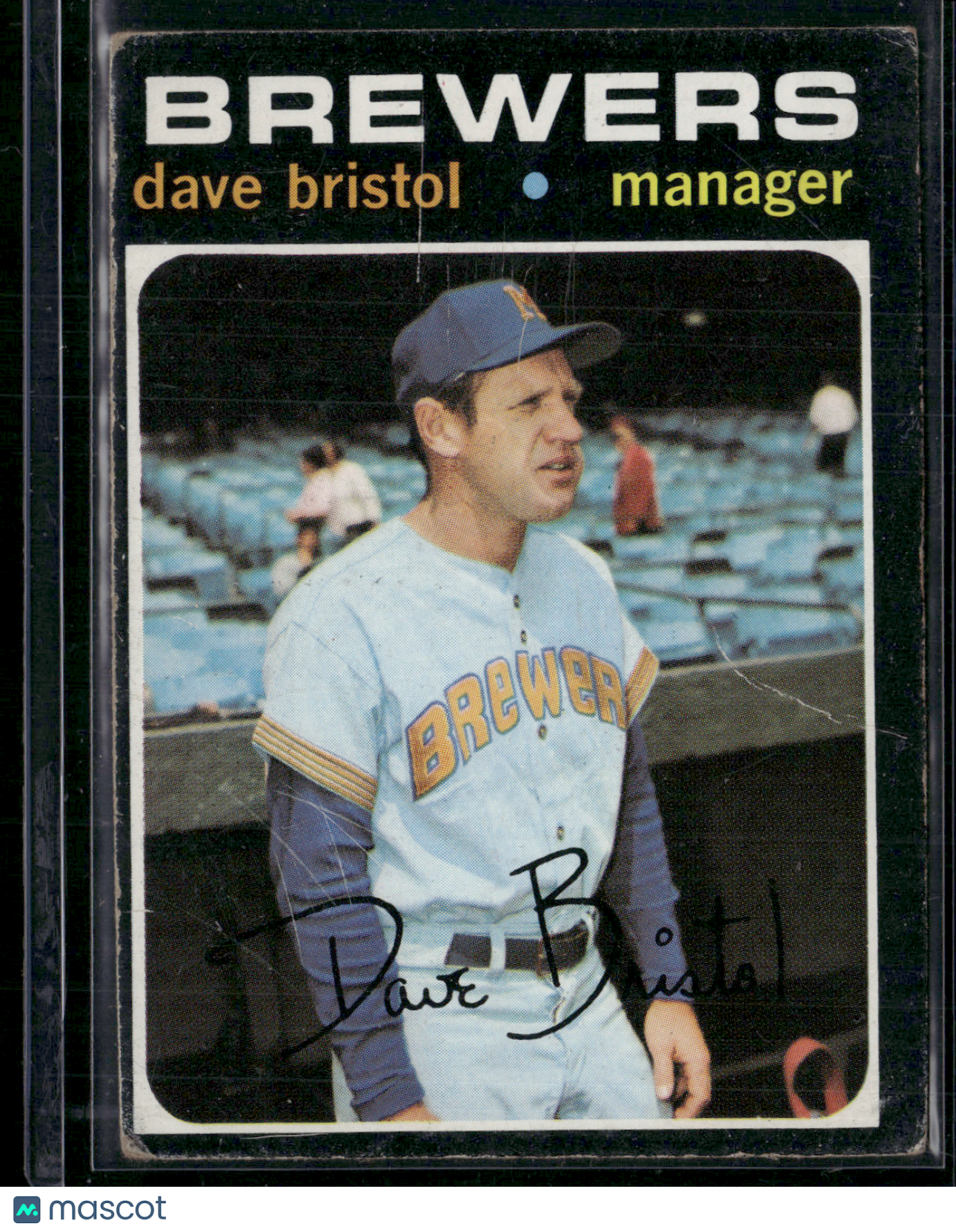 1971 Topps DAVE BRISTOL #637