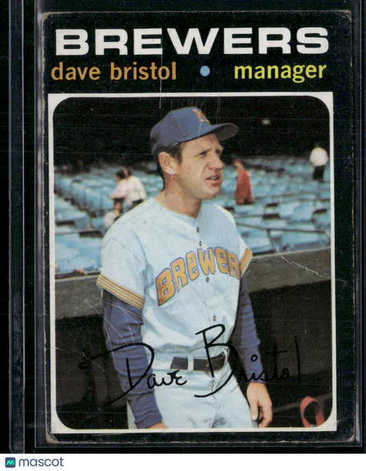 1971 Topps DAVE BRISTOL #637