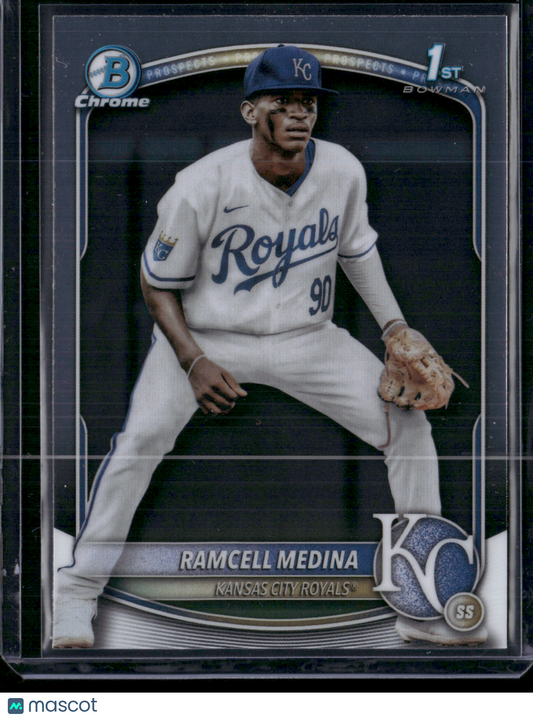 2025 Bowman Chrome RAMCELL MEDINA #BCP-187 Chrome 1st Bowman
