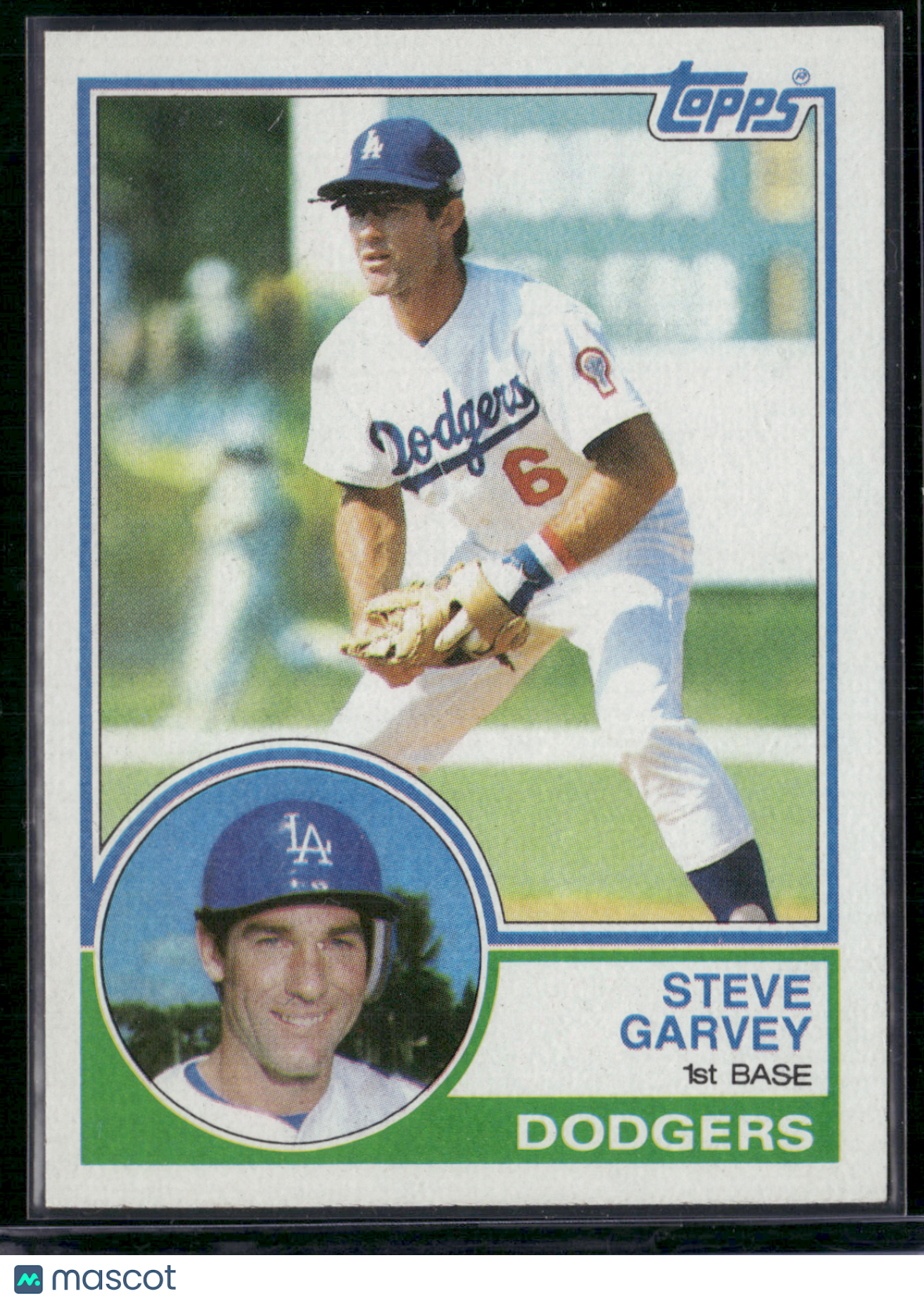 1983 Topps STEVE GARVEY #610 Small Stain on Back (EX/MT)