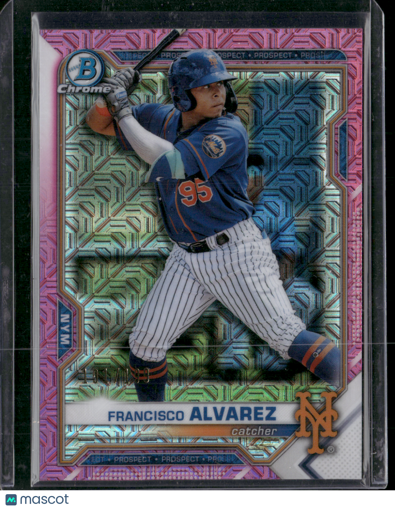 2020 Bowman FRANCISCO ALVAREZ #BCP-209 Pink Mega 191/199
