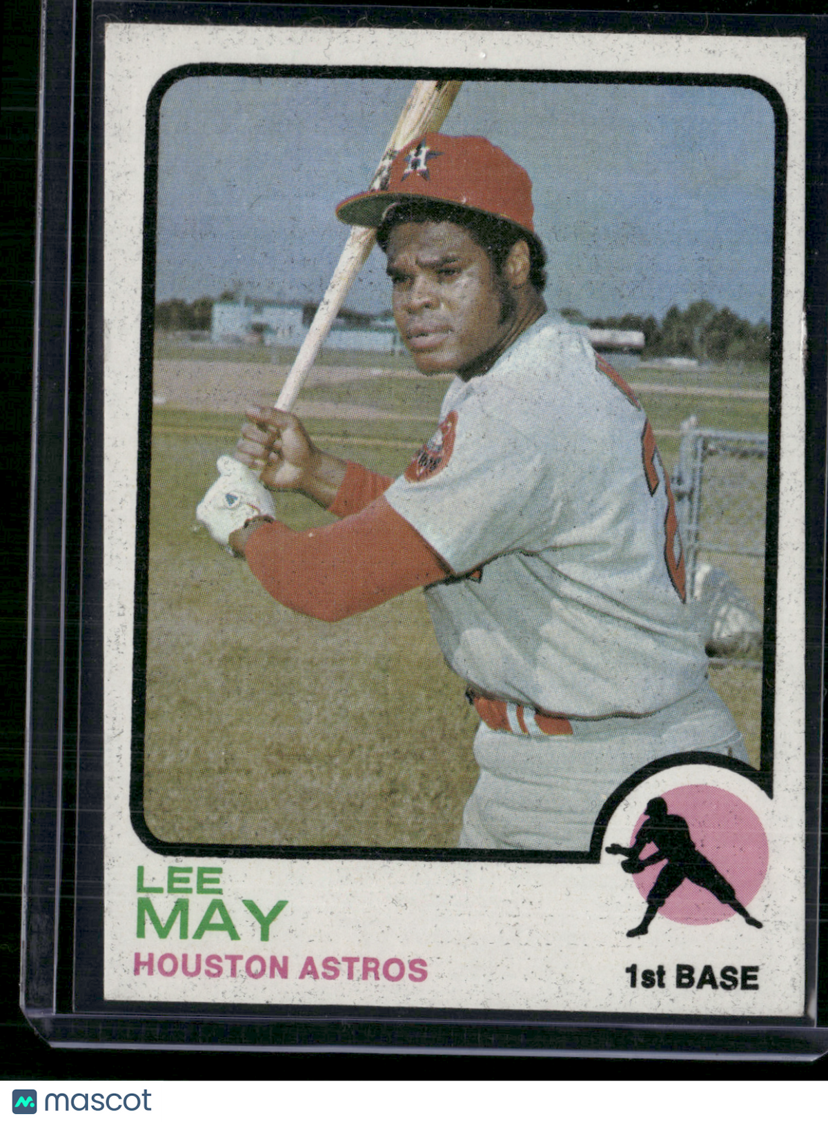 1973 Topps LEE MAY #135 Print Snow (EX)