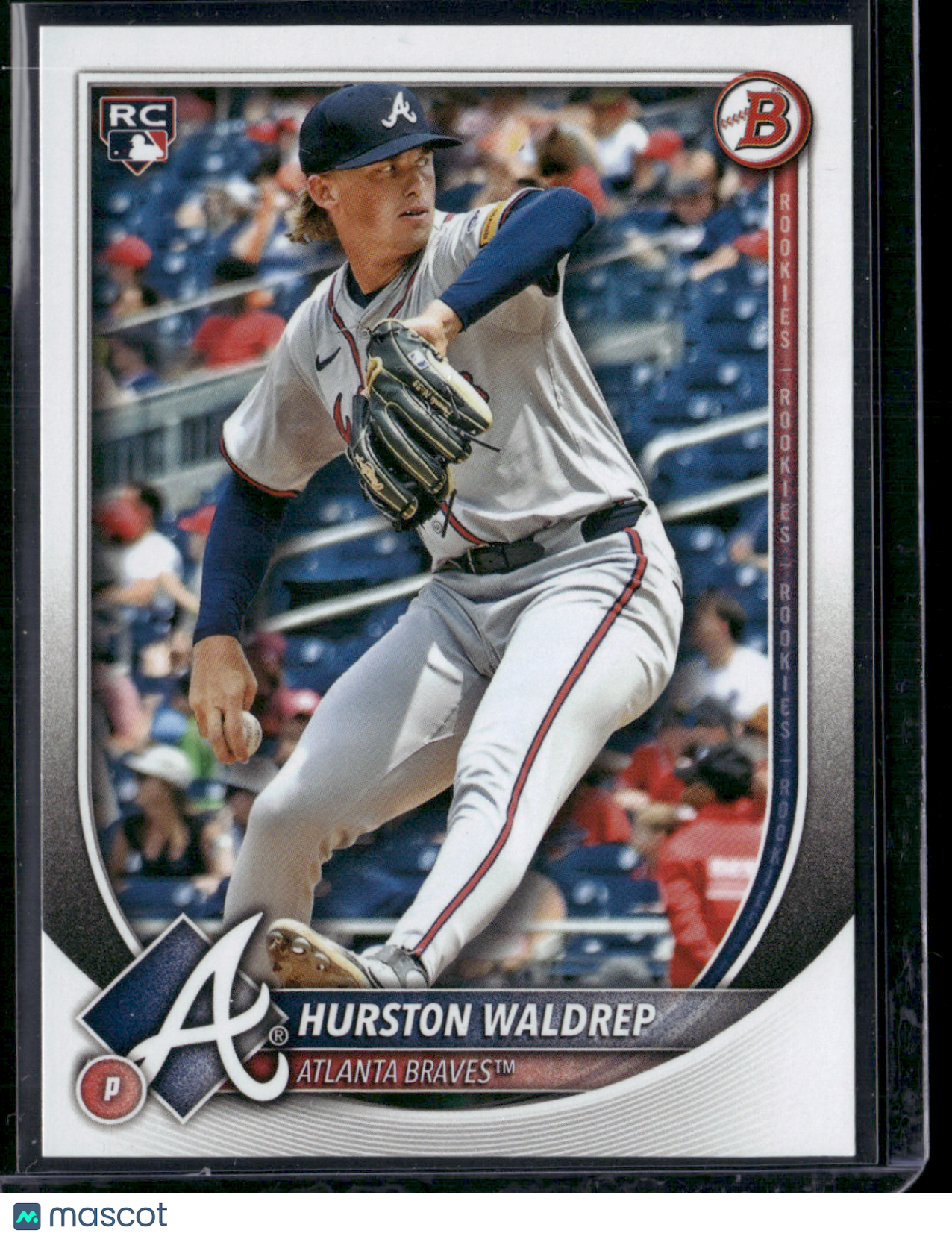 2025 Bowman HURSTON WALDREP Rookie Card RC #61