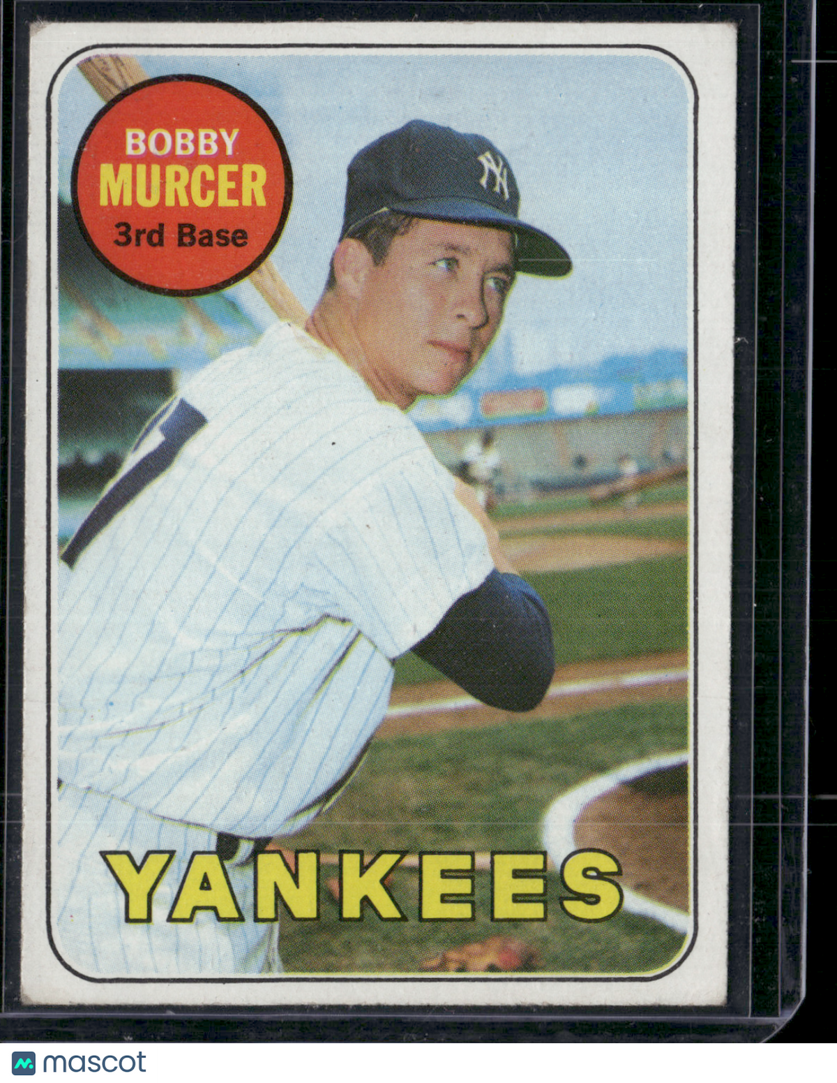 1969 Topps BOBBY MURCER #657 Light Wrinkle (VG-VG/EX)