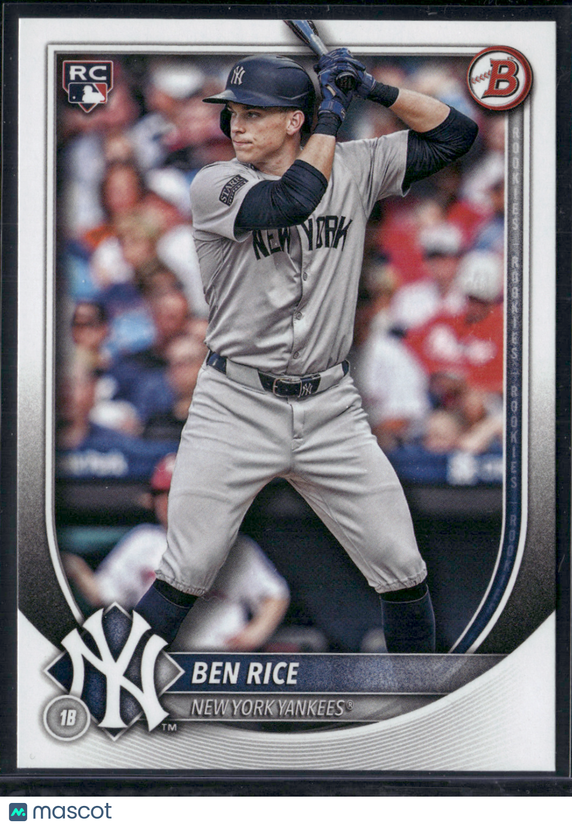 2025 Bowman BEN RICE Rookie Card RC #85