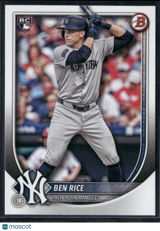 2025 Bowman BEN RICE Rookie Card RC #85