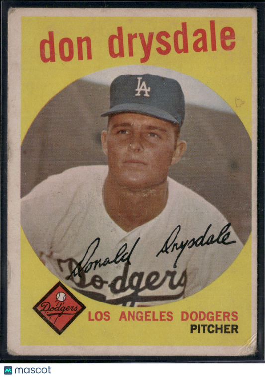 1959 Topps DON DRYSDALE #387