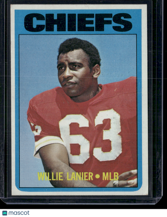1972 Topps WILLIE LANIER #35 (EX)