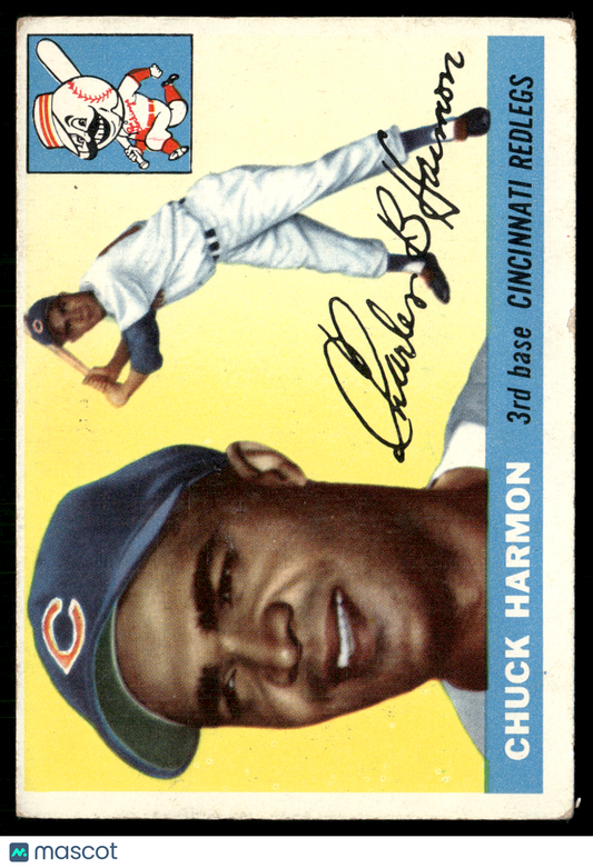1955 Topps CHUCK HARMON #82 Slight Edge Chip (VG-VG/EX)
