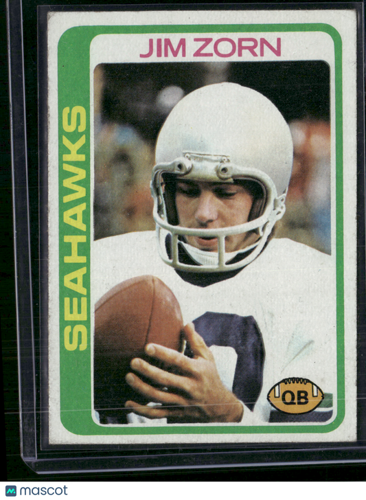 1978 Topps JIM ZORN #383 (VG/EX-EX)