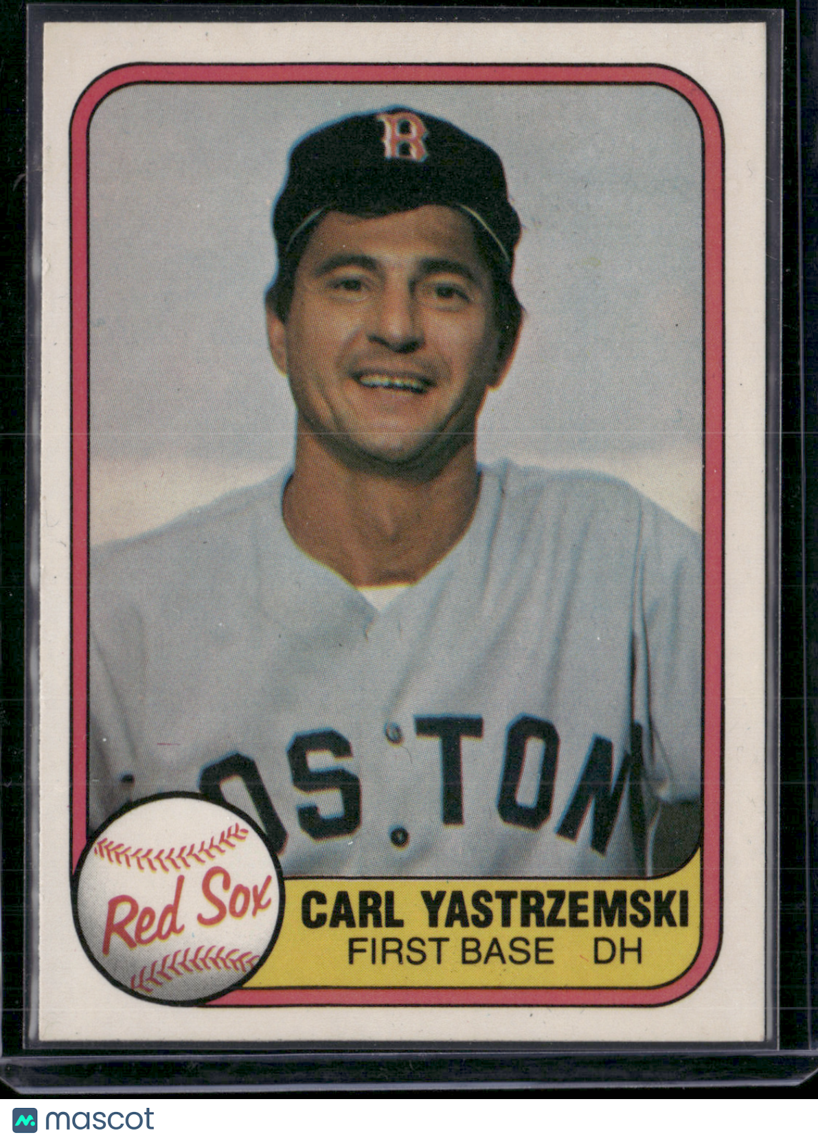 1981 Fleer CARL YASTRZEMSKI #221 (EX-EX/MT)