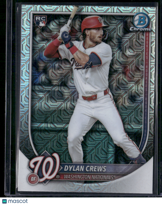 2025 Bowman DYLAN CREWS #42 Chrome Mojo Rookie RC