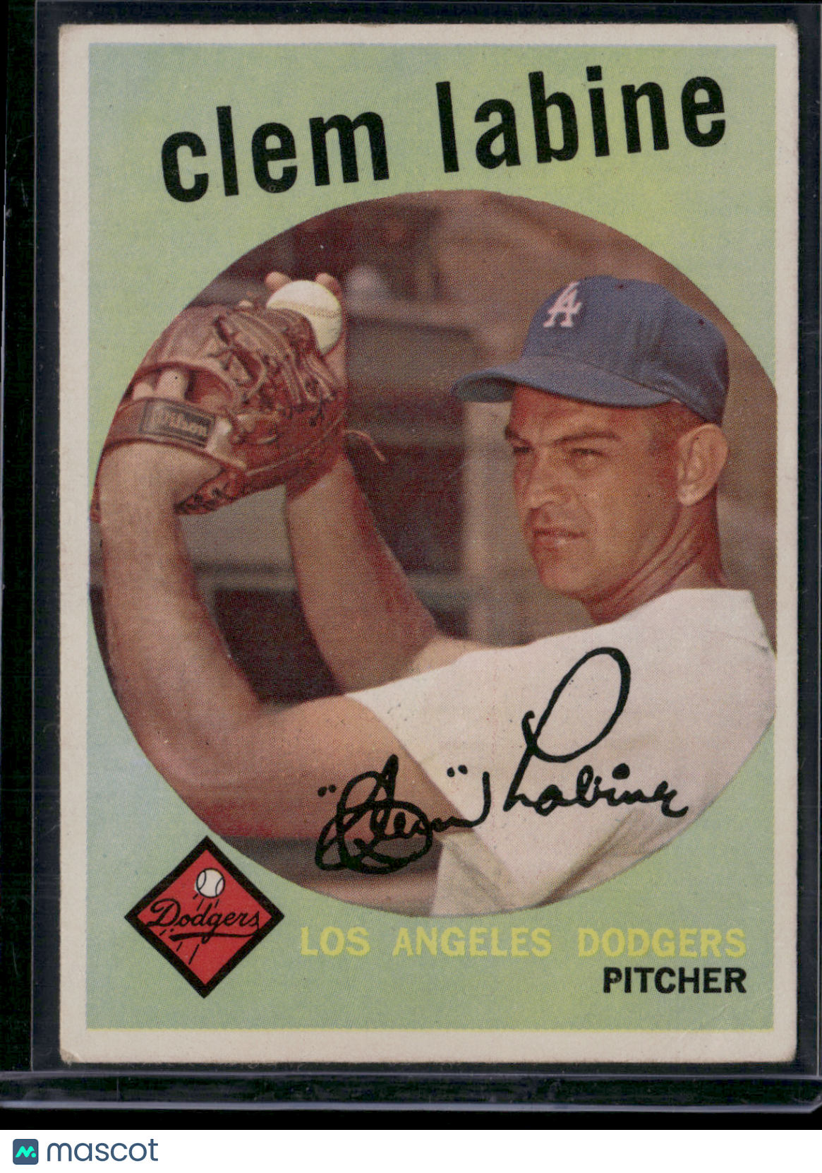 1959 Topps CLEM LABINE #403 Light Wrinkle (VG-VG/EX)