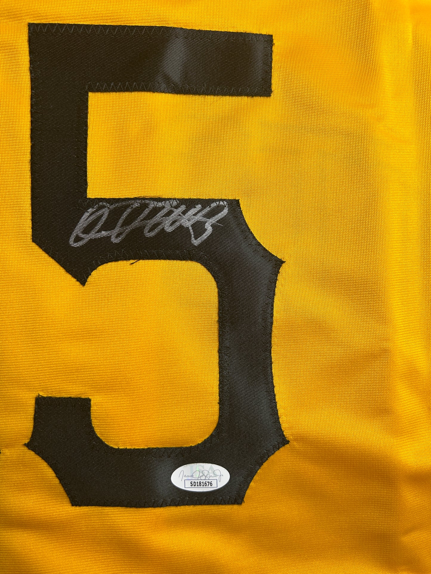 ONIEL CRUZ Autographed Pittsburgh Pirates Jersey -CUSTOM Jersey - JSA Certified