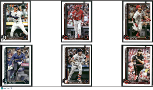 2025 Topps ROOKIES 6 ~ CARDLOT Dillon Dingler/Rhett Lowder (NM)