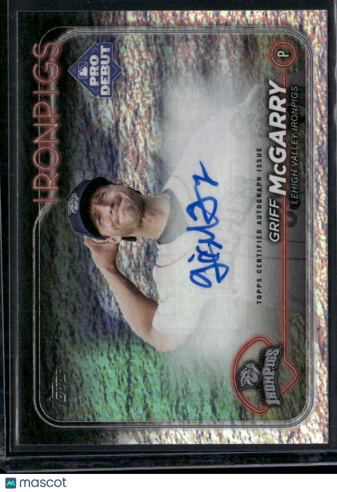 2024 Pro Debut GRIFF MCGARRY #PD-16 Speckle Refractor Auto 166/199 (NM)