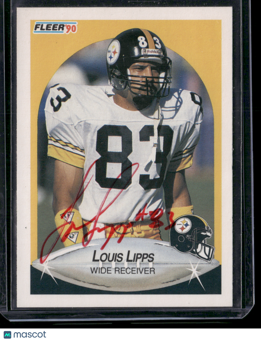 1990 Fleer LOUIS LIPPS #145 Autographed Auto not authenticated (NM)