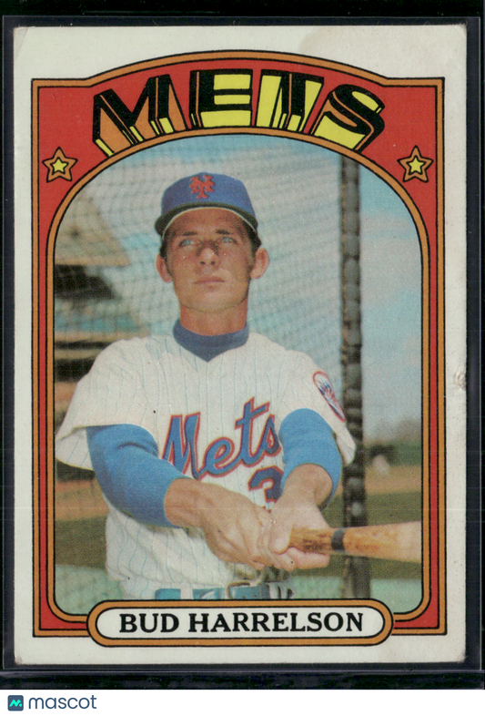1972 Topps BUD HARRELSON #53 Edge Crush (VG)